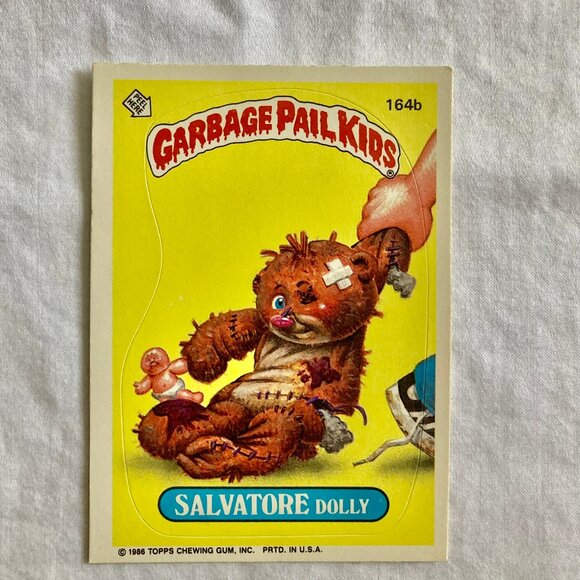 Garbage Pail Kids Card 1986 Topps - 164b Salvatore Dolly